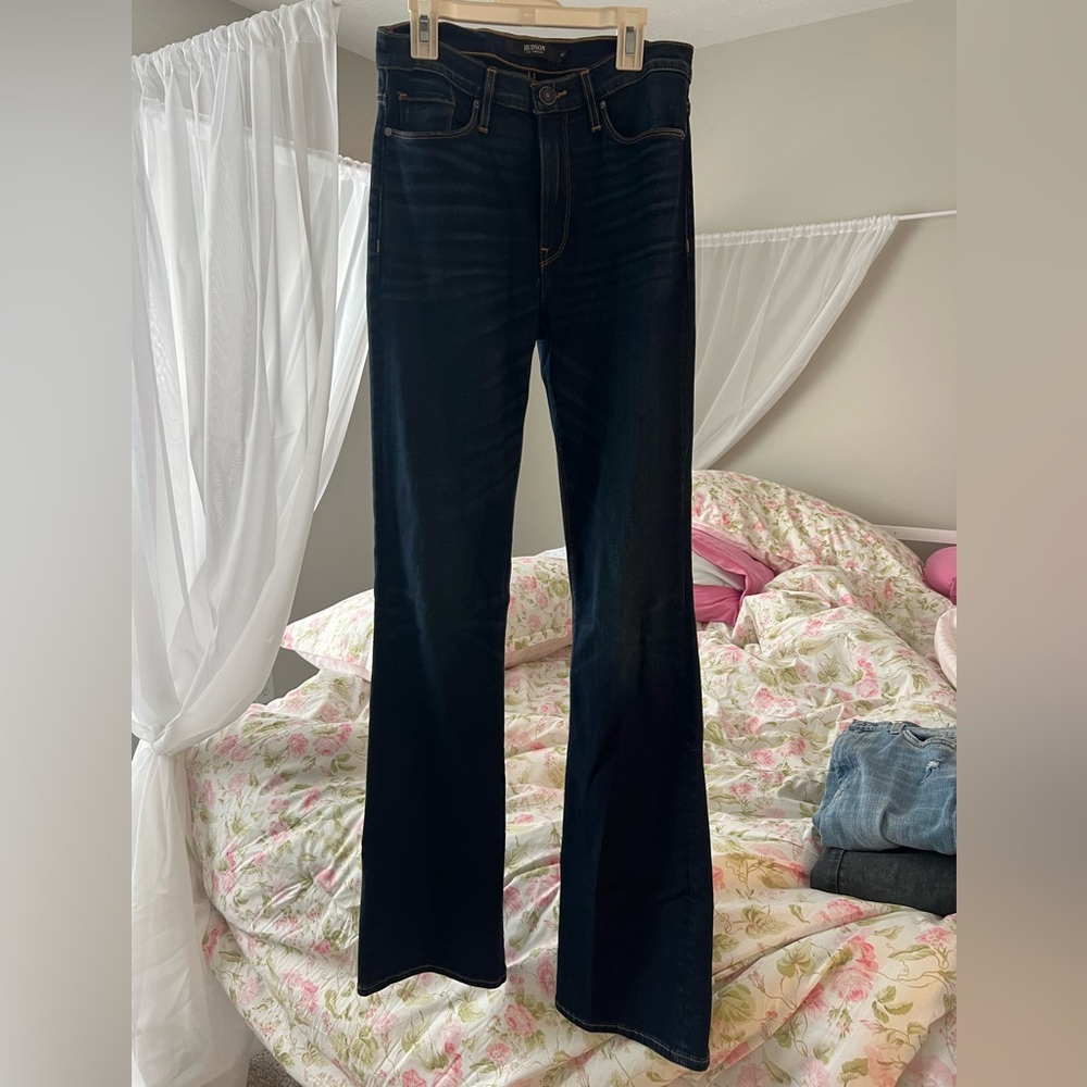 Hudson Dark Wash Flare Jeans
